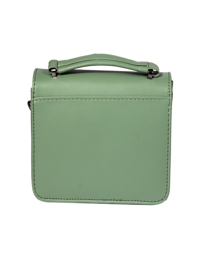 Heartbeat Crossbody Sling Bag for Women | Stylish crossbody sling bag for girls/women (Emreld Green) - Image 3